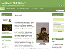 Tablet Screenshot of jardinonssolvivant.fr